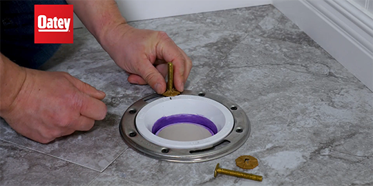 How to Install a Toilet Flange | Oatey